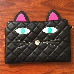 Betsy Johnson Kitty Clutch 😻😻
